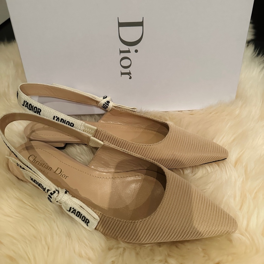 J'ADIOR SLINGBACK BALLERINA FLAT size 39 new